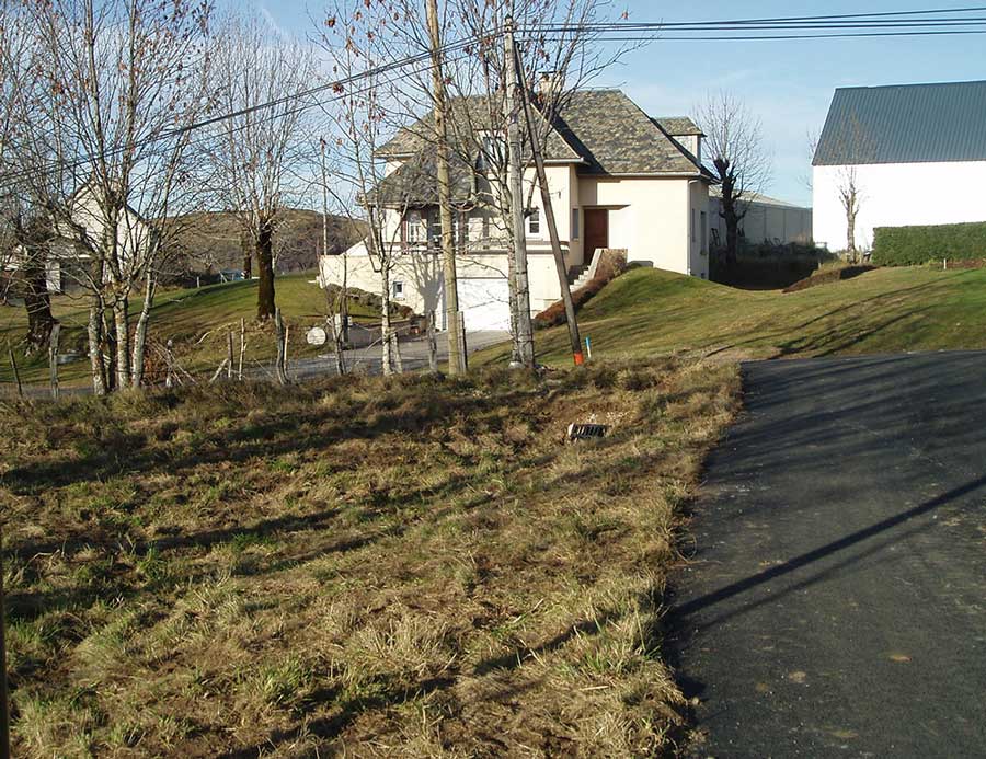bassin de rétention en sortie de lotissement bassin de sortie