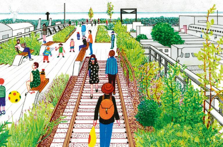 dessin-de-didier-cornille-highline-ny